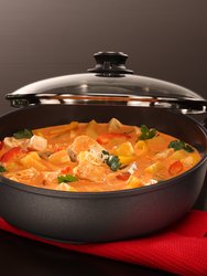 Nonstick Saute Pan with Lid, 4.3 qt