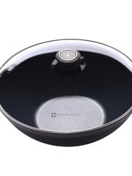 Nonstick Wok with Lid, 11 Inch