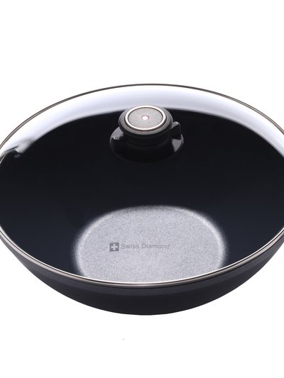 Swiss Diamond Nonstick Wok with Lid, 11 Inch product