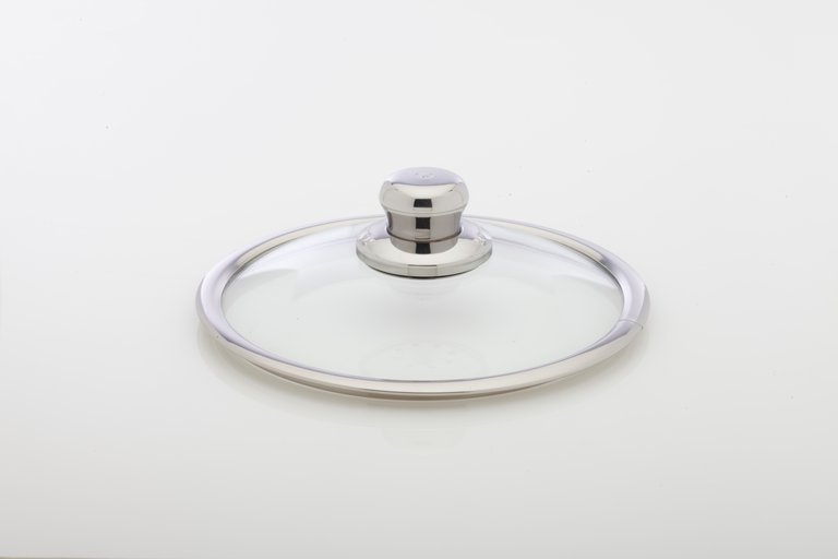 Tempered Glass Lid with Stainless Steel Knob, 8 Inch