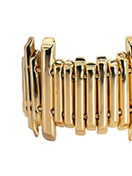 Calliope Magnetic Closure Bracelet in 14k Gold-Plated Brass - Gold