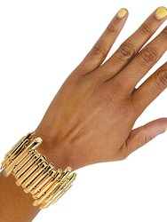 Calliope Magnetic Closure Bracelet in 14k Gold-Plated Brass