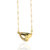 Callypso Stacked Heart Necklace - Gold