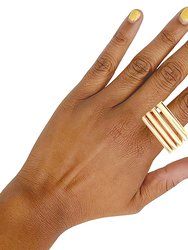 Leah 4 In 1 14k Gold-Plated Stacked Ring
