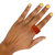 Leah 4 In 1 Red Plated Stacked Ring