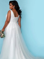 Anne Marie Wedding Dress - Ivory - Ivory