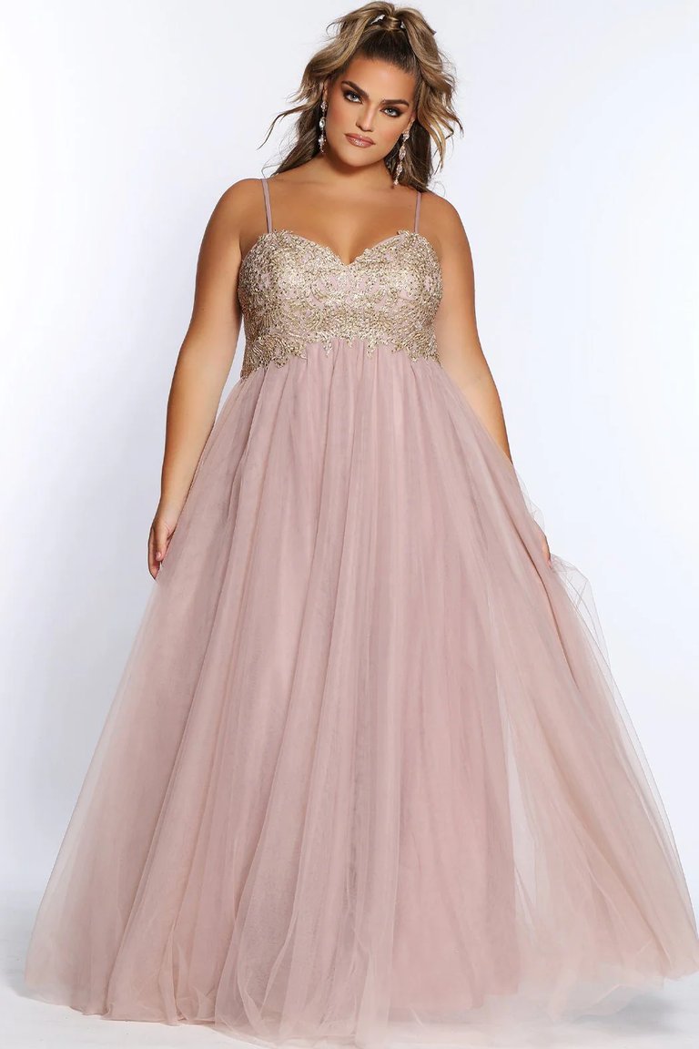 Aphrodite Prom Dress - Black/Gold