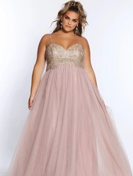 Aphrodite Prom Dress - Black/Gold