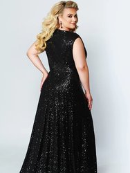 City Lights Formal Gown - Rose Gold