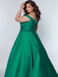 Class Act Evening Dress - Emerald