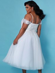 Daisy Tea Length Wedding Dress