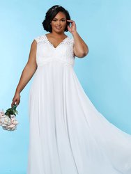 Full Bloom Formal Dress - Ivory