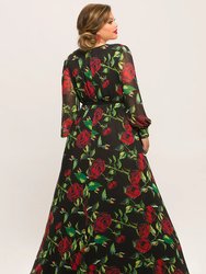 Lotus Gown - Floral