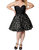 Mikado Satin Dress In Black/gold - Black/Gold