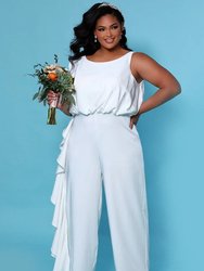 Shania Bridal Jumpsuit - Ivory