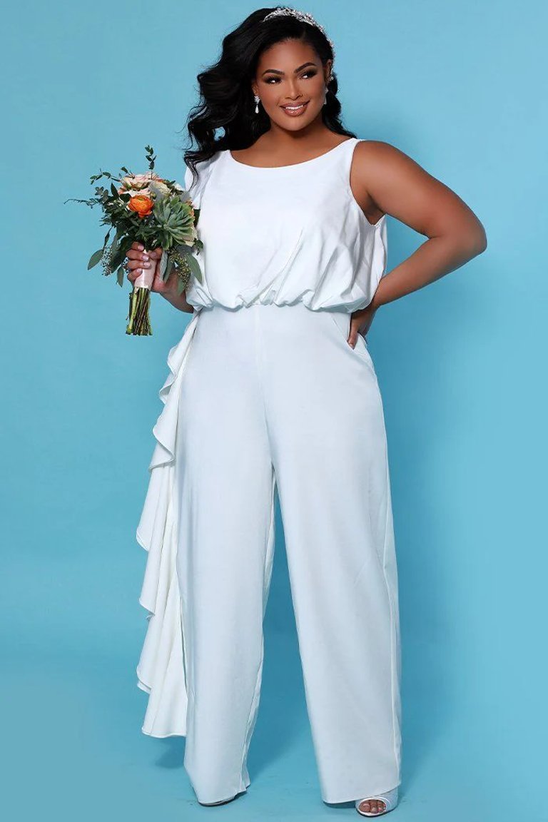 Shania Bridal Jumpsuit - Ivory