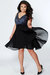 Shining Night Party Dress - Black/Multi