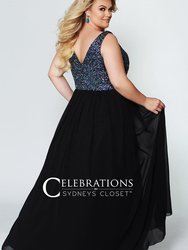 Starry Night Evening Dress