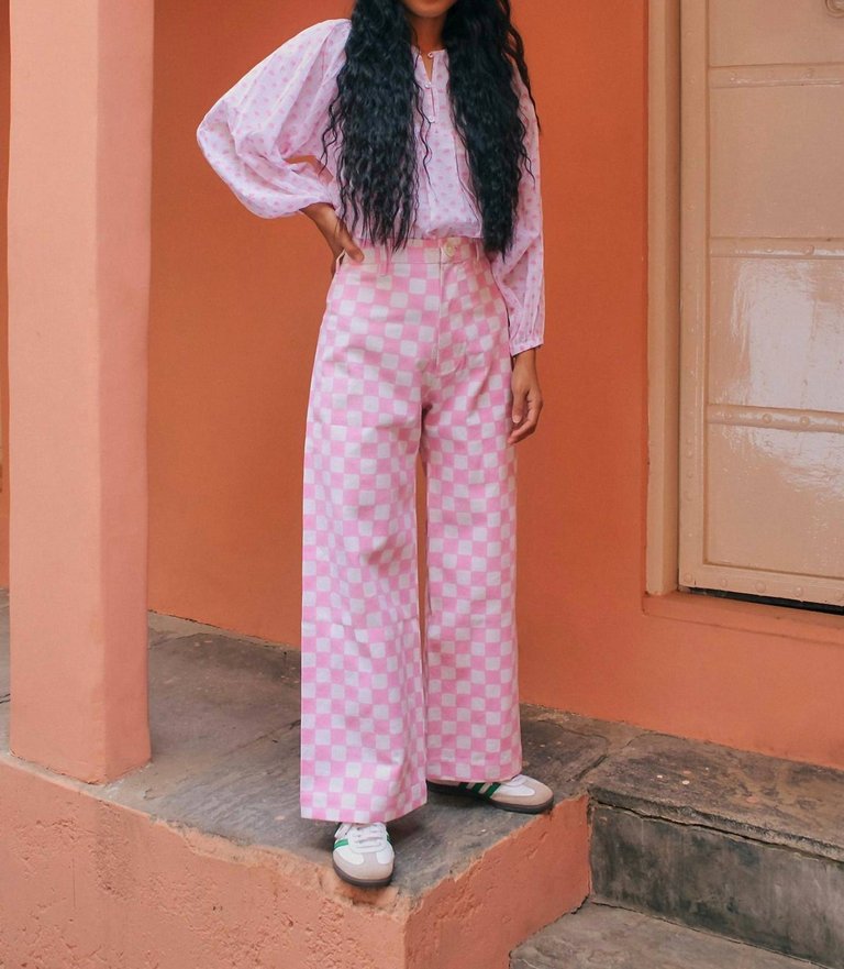 Disco Pant In Cotton Candy Pink