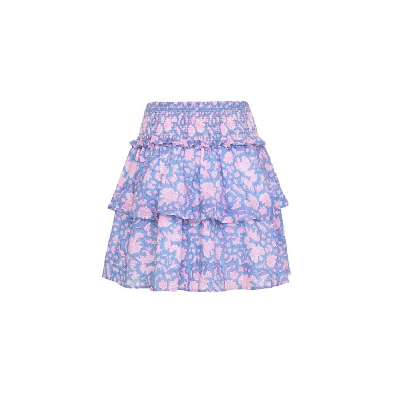 Women's Veda Skirt In Hot Pink/cornflower Blue - Hot Pink/cornflower Blue