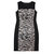 Dakota Women Dress In Black/White - Black/White