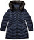 Gwen Chevron Puffer Coat In Galaxy