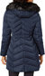 Gwen Chevron Puffer Coat In Galaxy