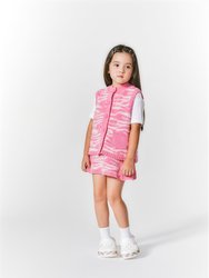 Tillie Cable Knit Skirt - Pink