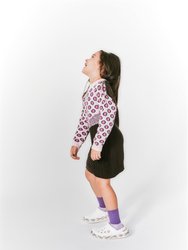 Tova Cable Knit Dress - Purple/Brown/Pink