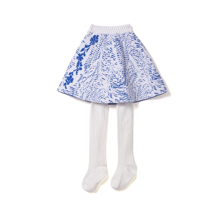 Girls Skirt with Tights - Multi