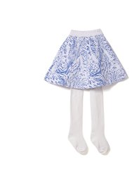 Girls Skirt with Tights