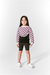 Tyla Cable Knit Jumper - Purple/Brown/Pink