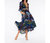 Sierra Dress - Navy Border