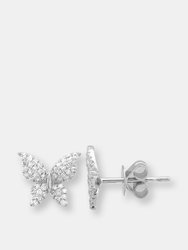 Butterfly Stud Statement Earrings