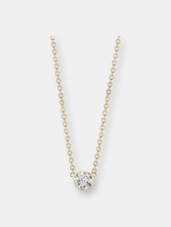 Diamond Solitaire Necklace