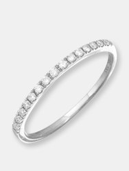 Pave Halfway Diamond Band