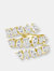 Triple Coil Multishape Diamond Band - White Gold