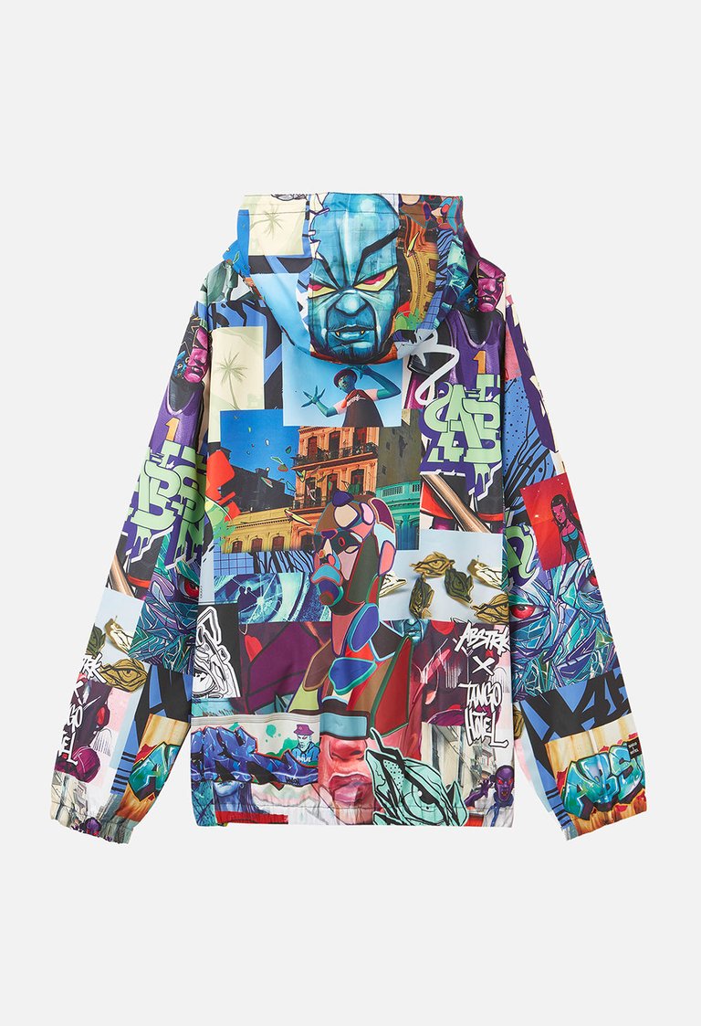 Abstrk Windbreaker Jacket - Multi