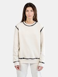 Unisex Painted Seam Organic Cotton Crew