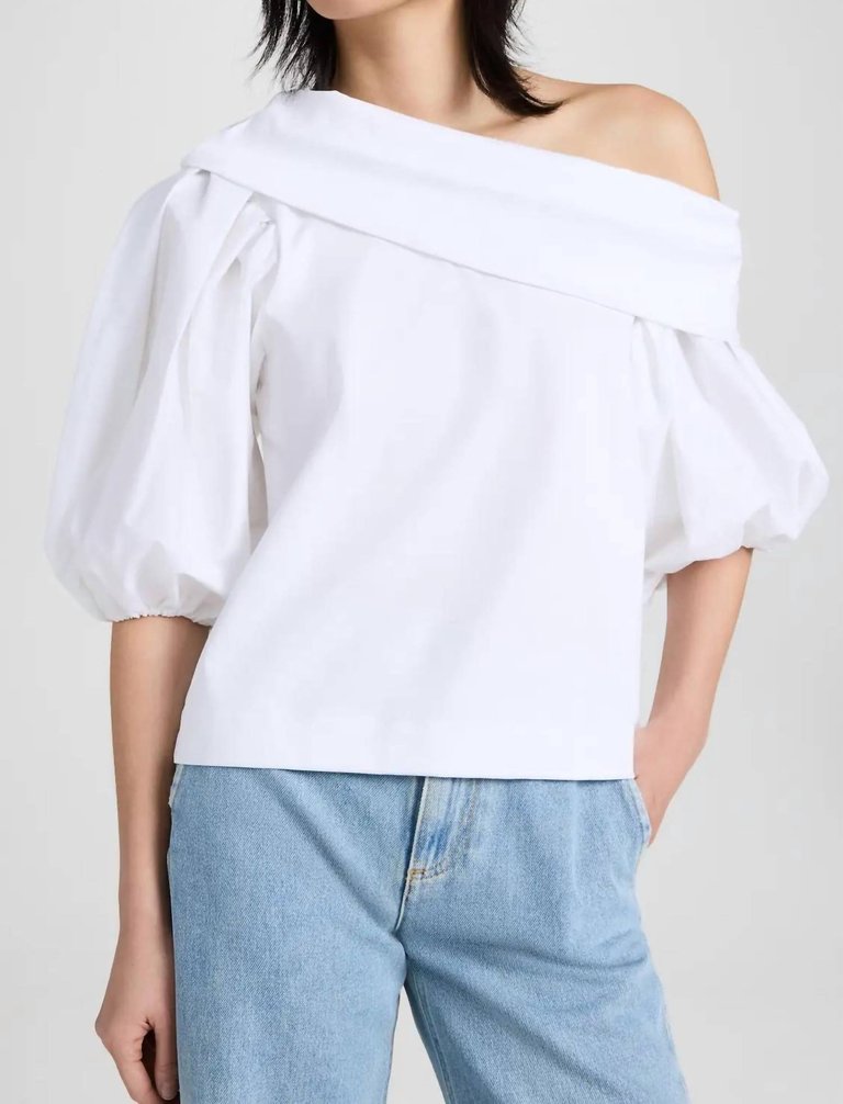 Georgia Top In Optic White - Optic White