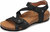 Trulie Sandal In Black - Black