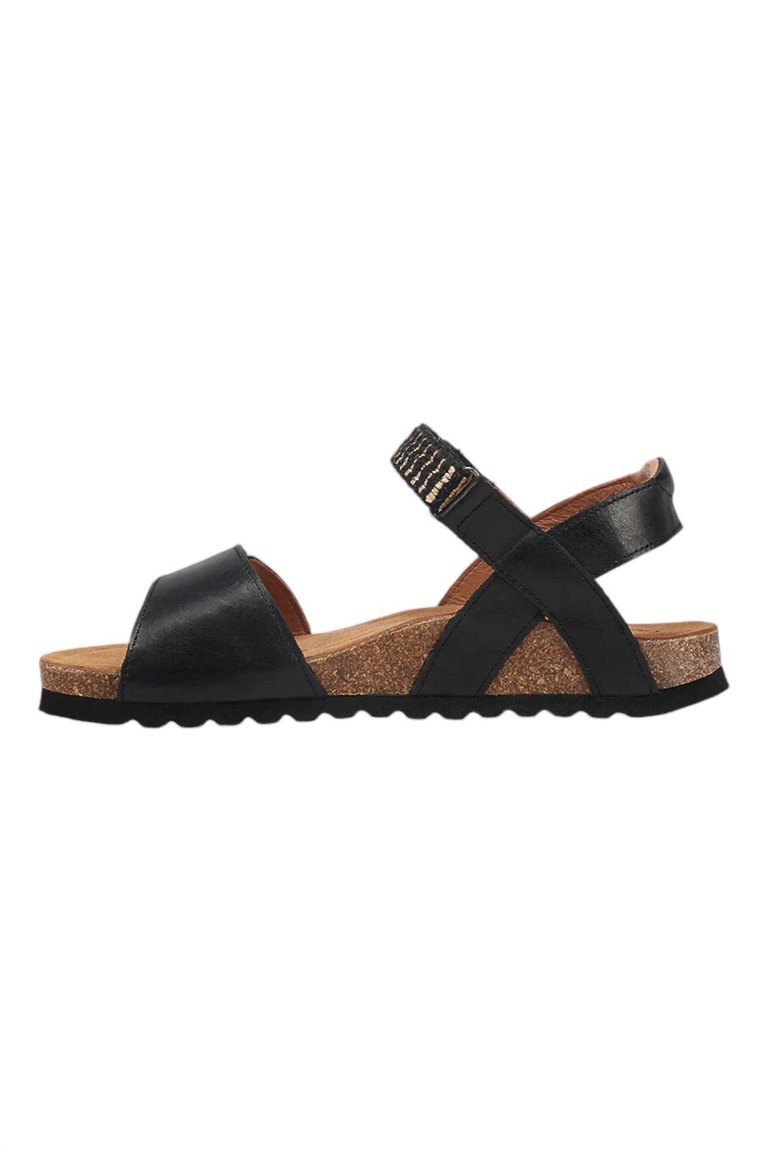 Women's Symbol Sandal In Black