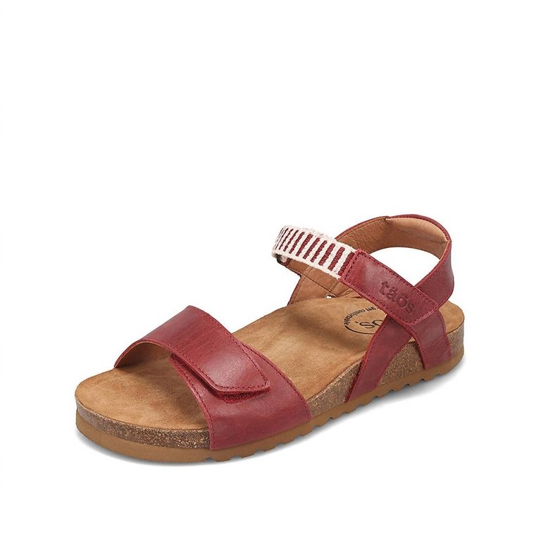 Women's Symbol Sandal In Currant