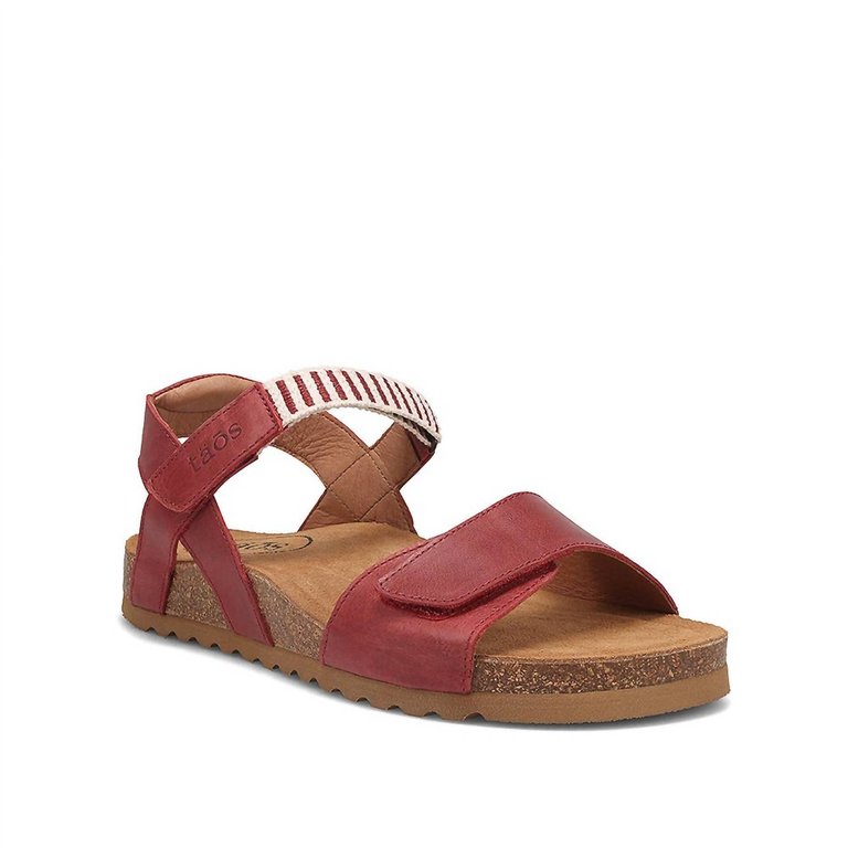 Women's Symbol Sandal In Currant - Currant