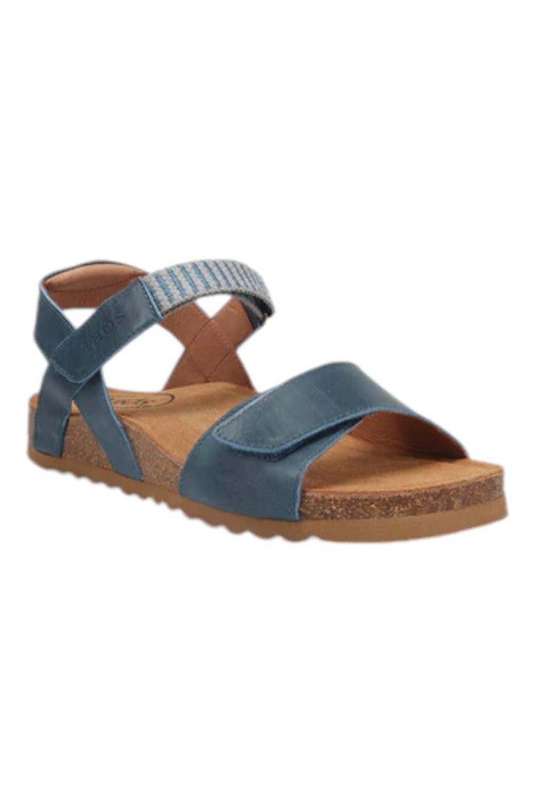 Women's Symbol Sandal In Petrol Blue