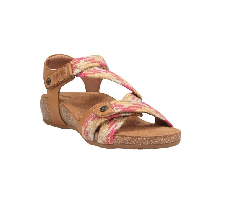 Women's Trulie L.e. Sandals In Camel Multi - Camel Multi