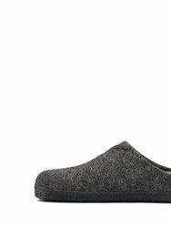 Women'S Wooled Class Slipper - Charcoal