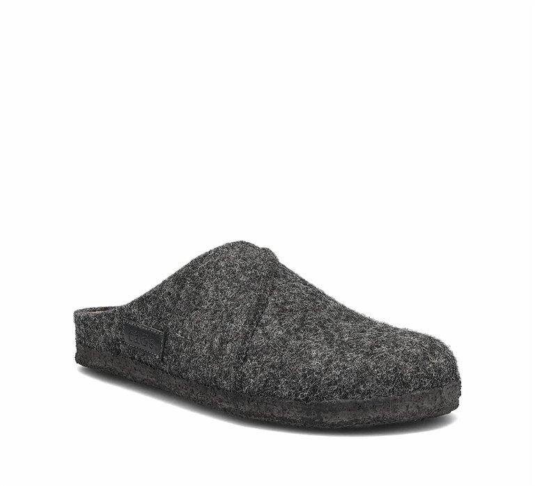 Women'S Wooled Class Slipper - Charcoal