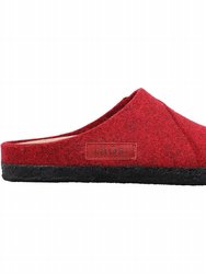 Women's Wooled Class Slipper - Red