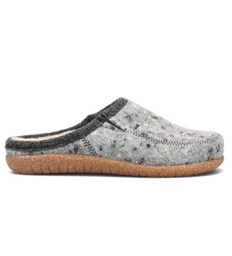 Women's Wooltastic Slippers - Grey Speckled  - Grey Speckled